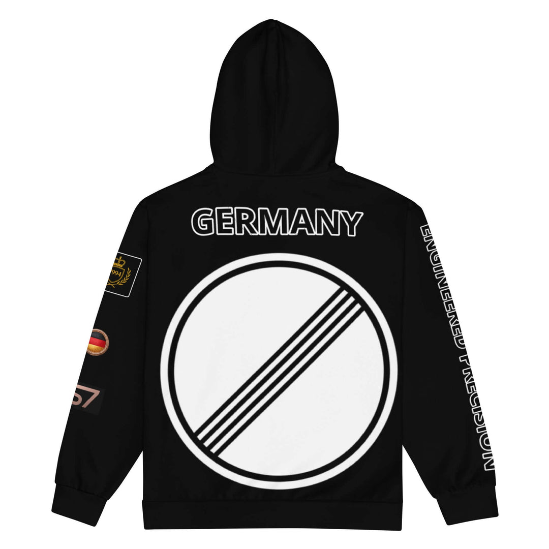 GERMANY: ENGINEERED MOTION HOODIE in black
