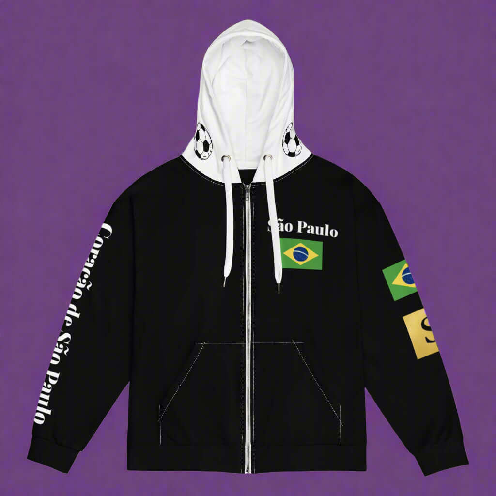 SÃO PAULO CITY PRIDE BLACK UNISEX HOODIE