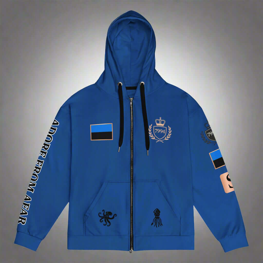 VOLT SURGE: MAN O’ WARUnisex zip hoodie