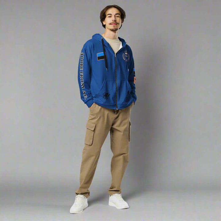VOLT SURGE: MAN O’ WARUnisex zip hoodie