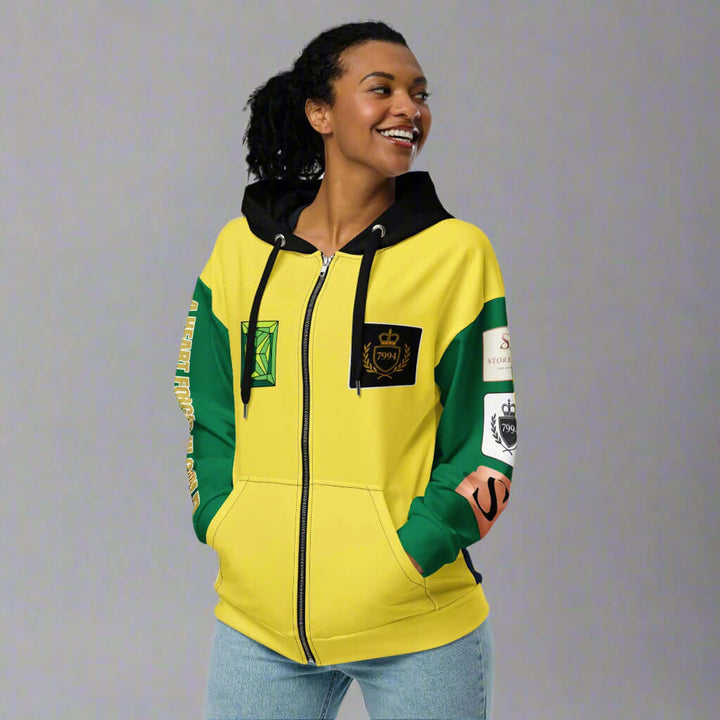 AFRICAAA Legacy Hoodie — The Heart Forged Collection Unisex zip hoodie