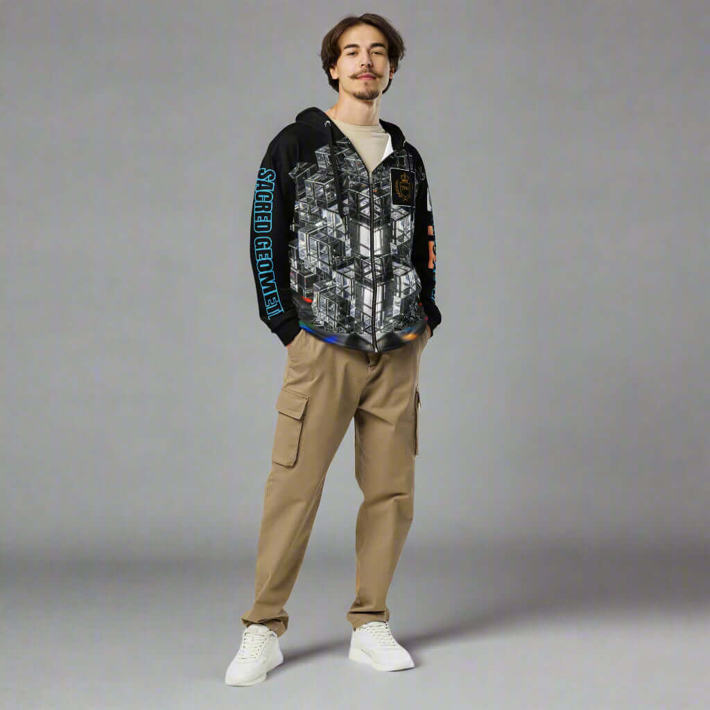 Multi-Dimensional Sacred Geometry Hoodie UNISEX | STORE 7994
