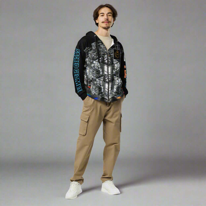 Multi-Dimensional Sacred Geometry Hoodie UNISEX | STORE 7994