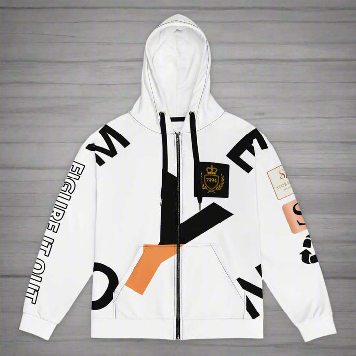 "CROSSROADS" Unisex zip hoodie