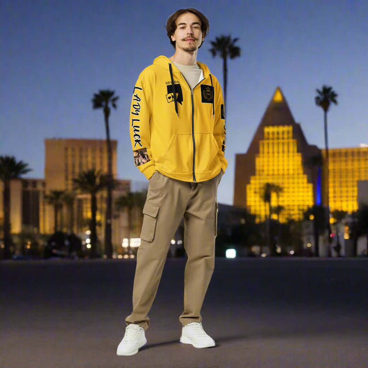 VEGAS yellow hoodie