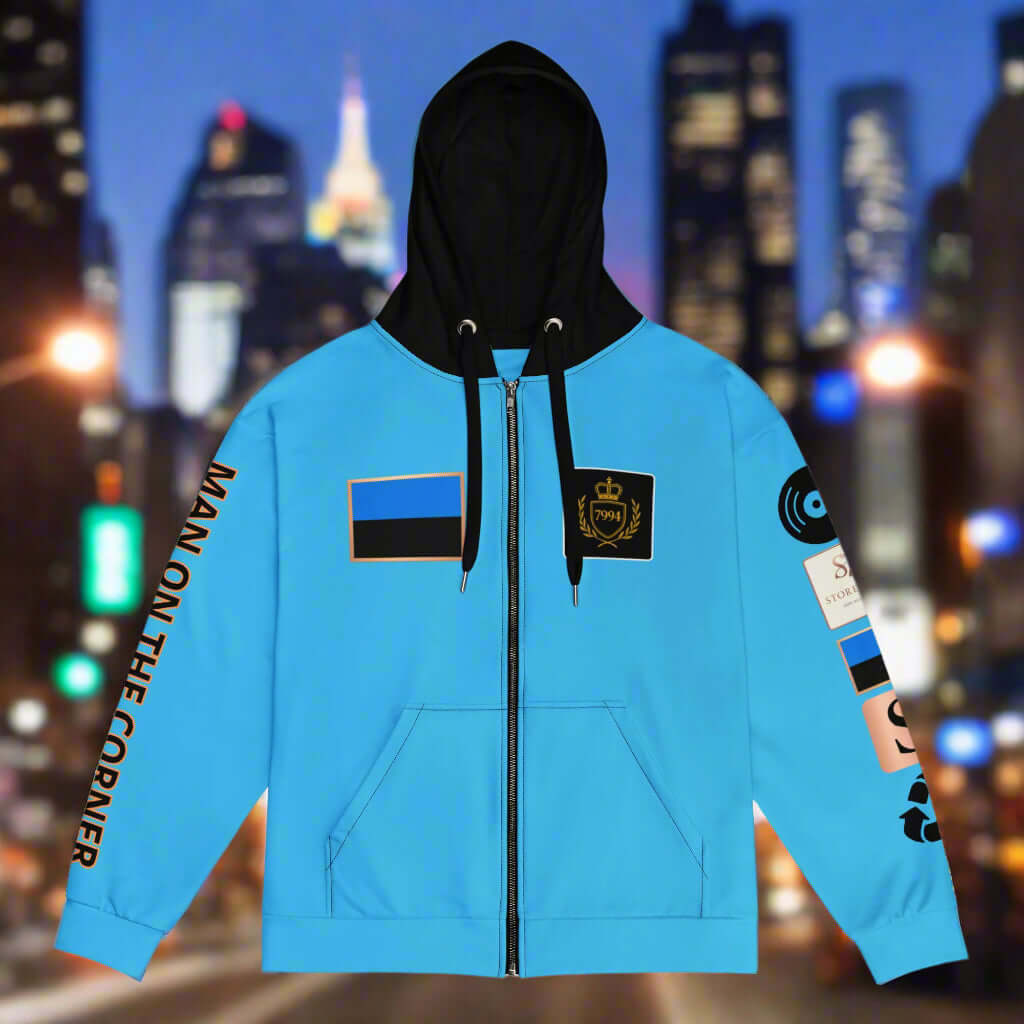 Sky blue hoodie