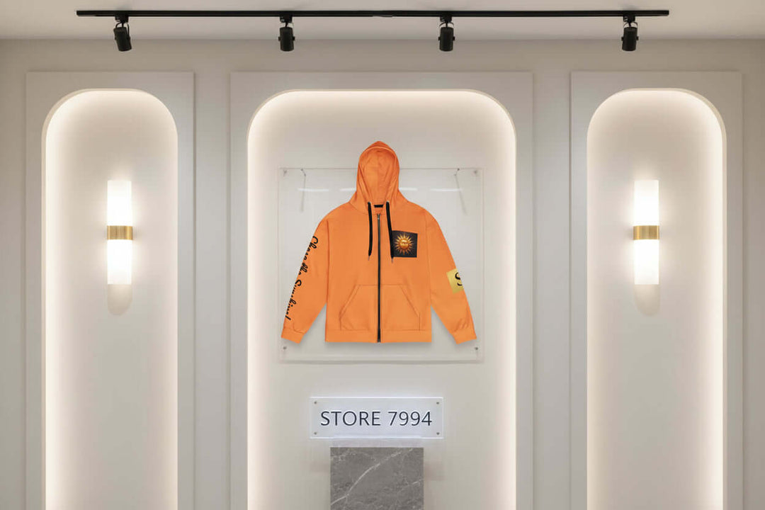 Orange Chase the Sunshine hoodie S7