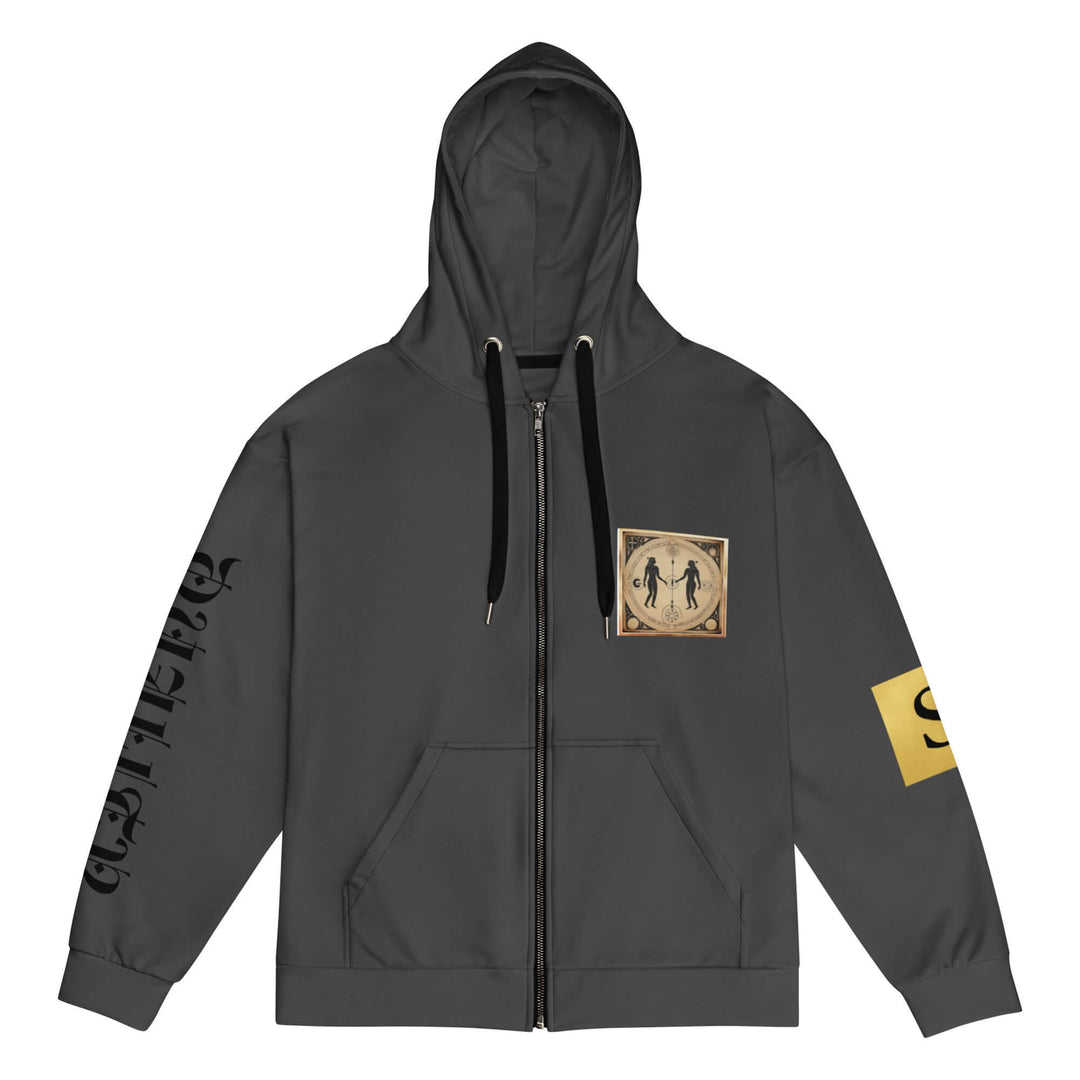 Grey sweatshirt hoodie