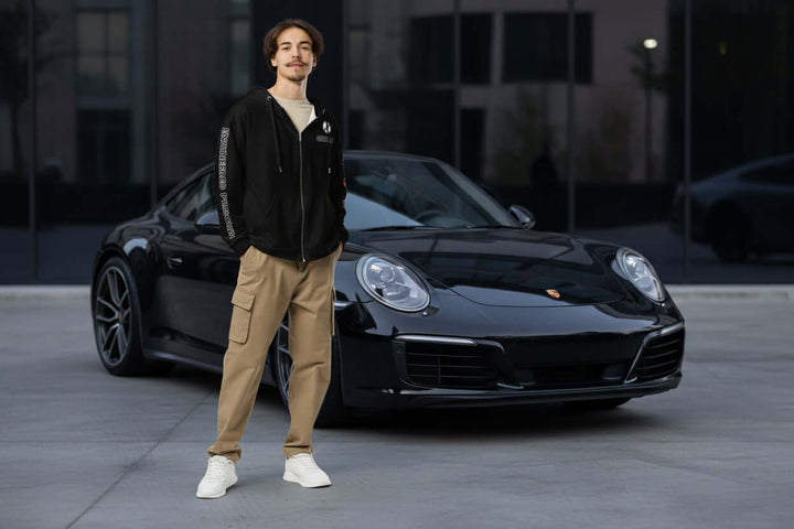 GERMANY: ENGINEERED MOTION HOODIE in black