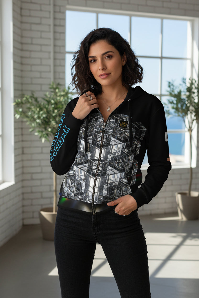 Multi-Dimensional Sacred Geometry Hoodie