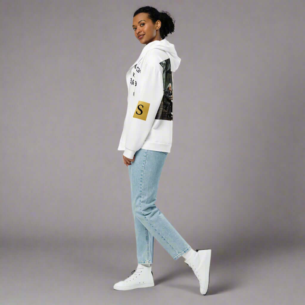 STORE 7994 custom hoodie with bold graphic back print