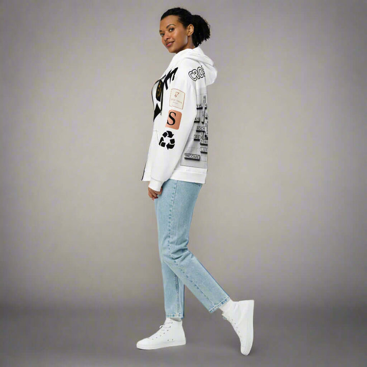 "CROSSROADS" Unisex zip hoodie