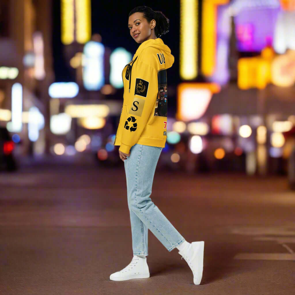 VEGAS yellow hoodie