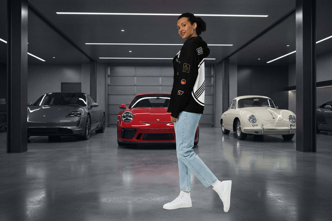 GERMANY: ENGINEERED MOTION HOODIE in black