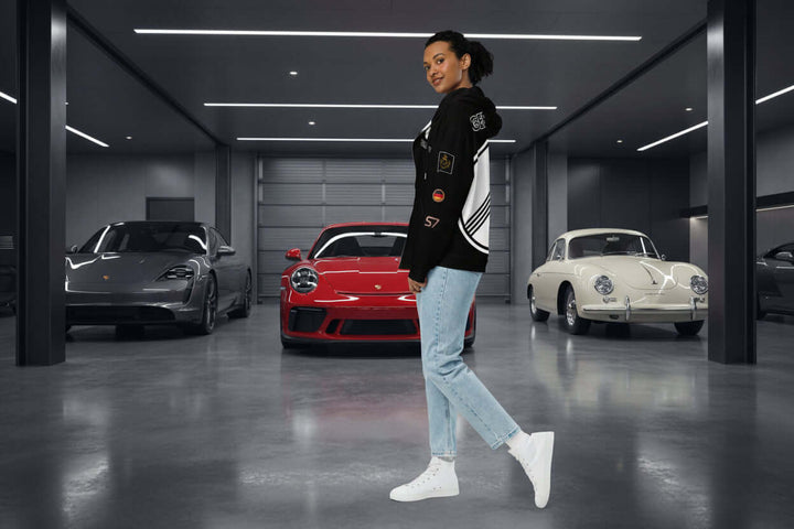 GERMANY: ENGINEERED MOTION HOODIE in black