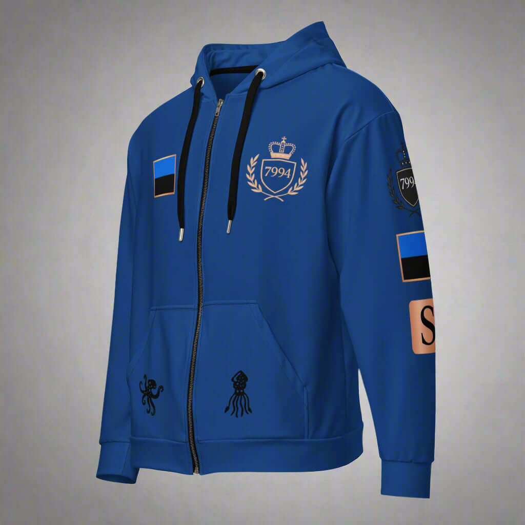 VOLT SURGE: MAN O’ WARUnisex zip hoodie
