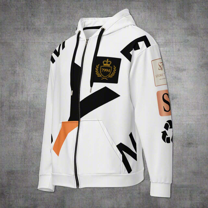 "CROSSROADS" Unisex zip hoodie