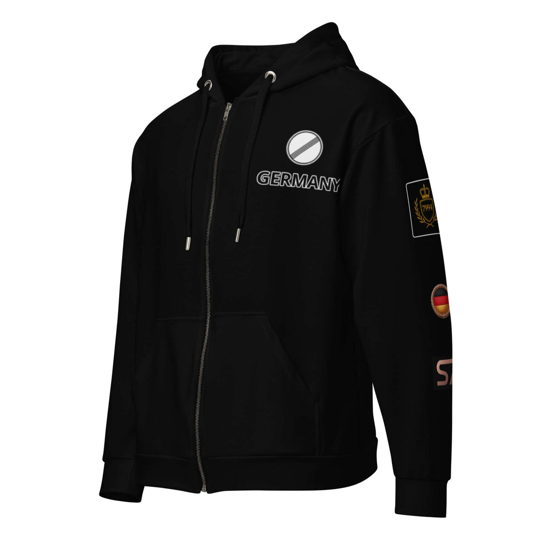 GERMANY: ENGINEERED MOTION HOODIE in black