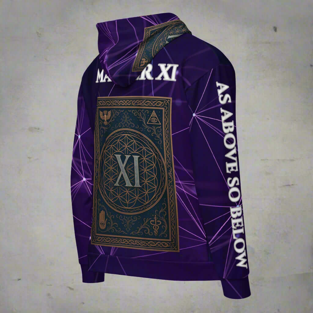 THE 11TH KEY // MASTER XI HOODIE Unisex zip hoodie