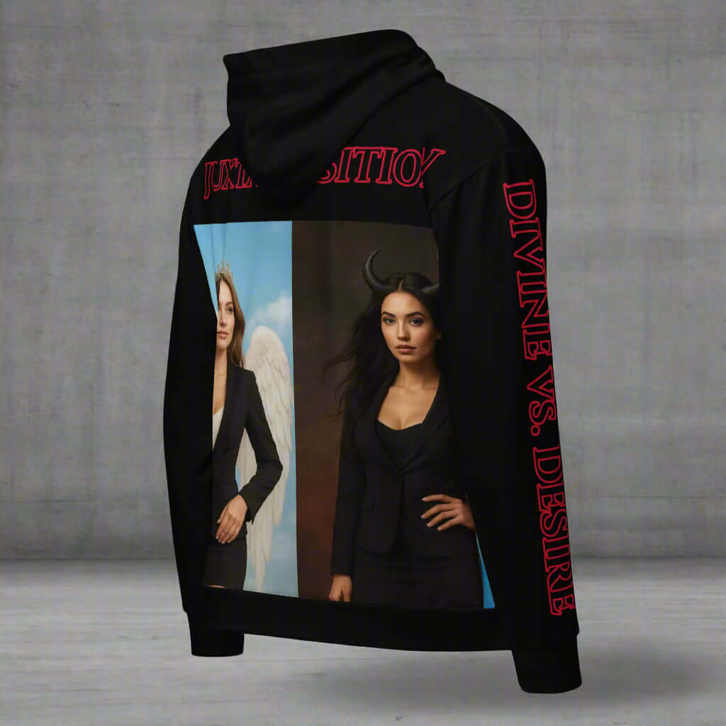 black hoodie