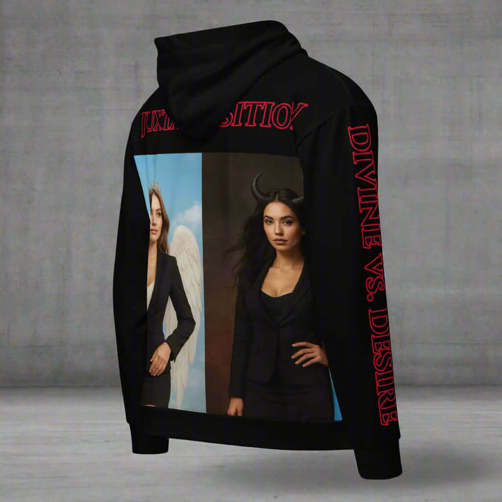 black hoodie