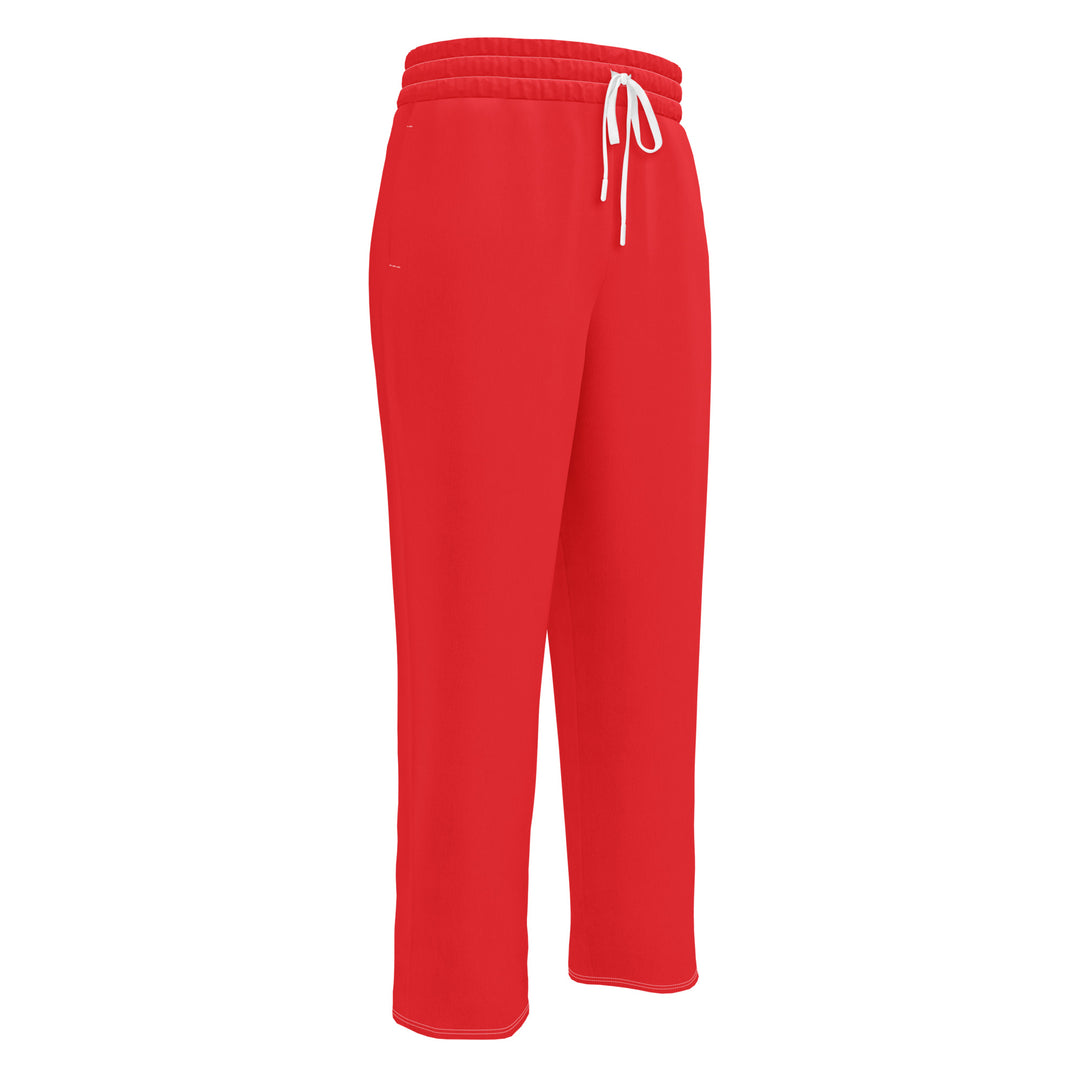 S7 Signature | Unisex Red Wide-Leg Joggers