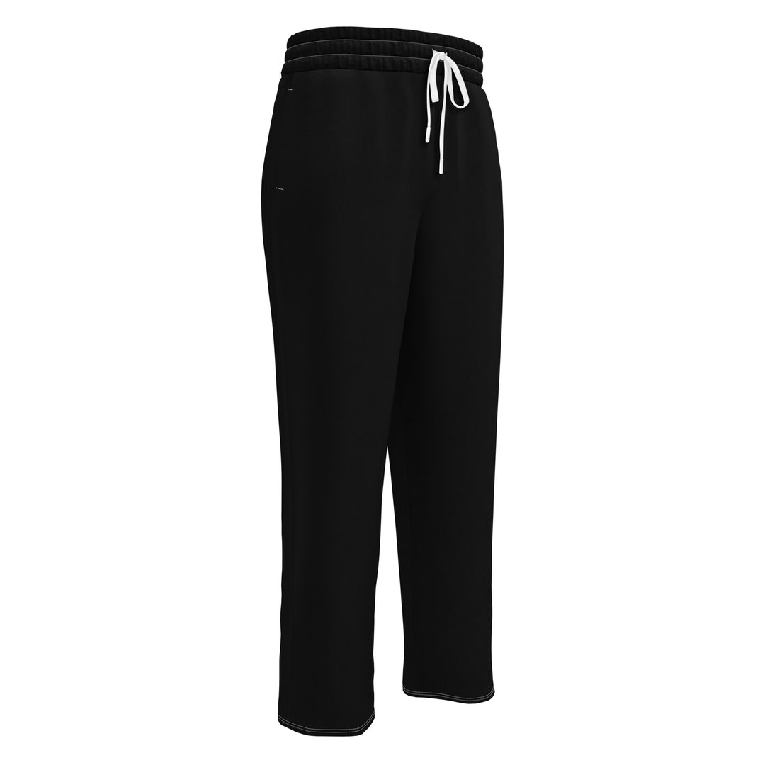 S7 Tonal Signature | Unisex Wide-Leg Joggers — Black &amp; Charcoal