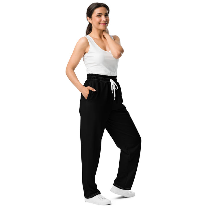S7 Tonal Signature | Unisex Wide-Leg Joggers — Black &amp; Charcoal
