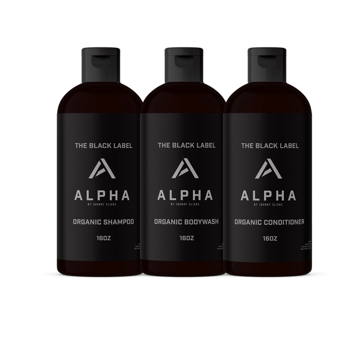 Black Label Shower Set
