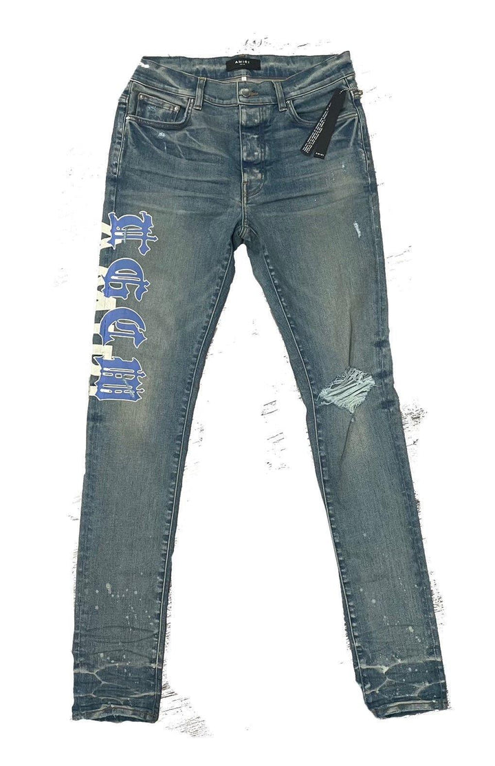 Amiri x The Great Workshop LA logo jeans