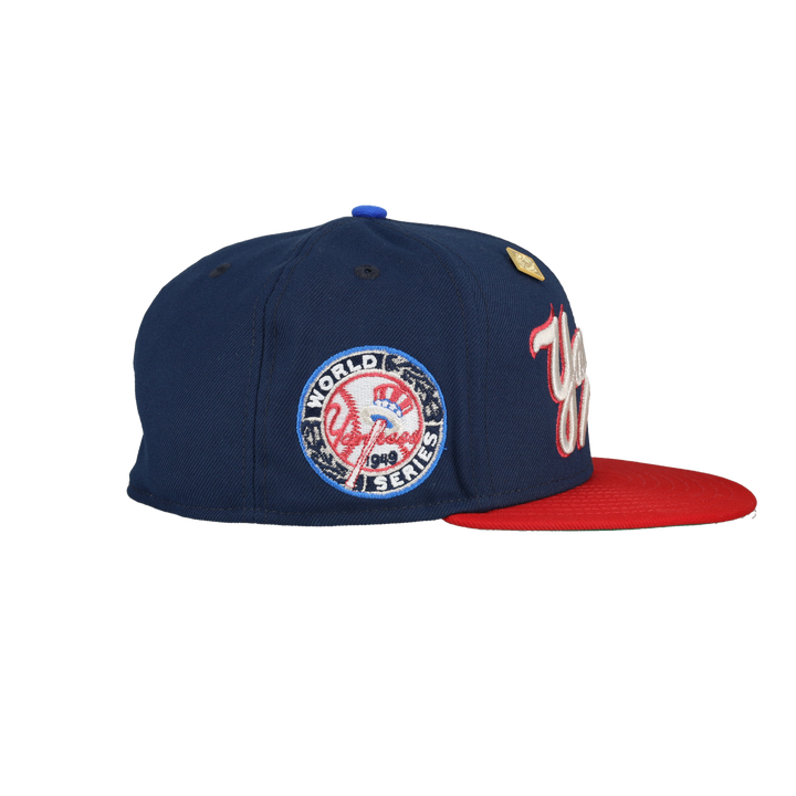 New York Yankees Blue 1949 World Series Patch 59Fifty Fitted Hat
