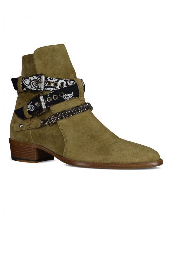Amiri Men Boots Bandana Buckle