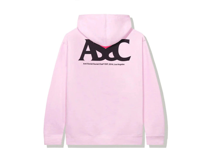 Anti Social Social Club Negative Space Hoodie Pink