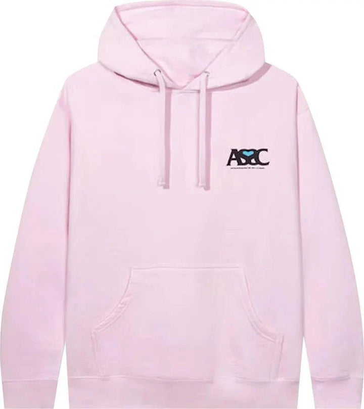Anti Social Social Club Negative Space Hoodie Pink