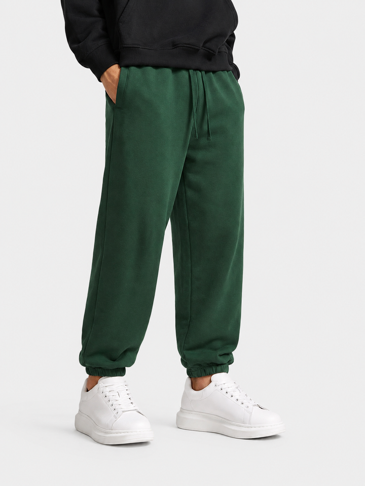 Apollo Heavyweight Cotton Green Sweatpants