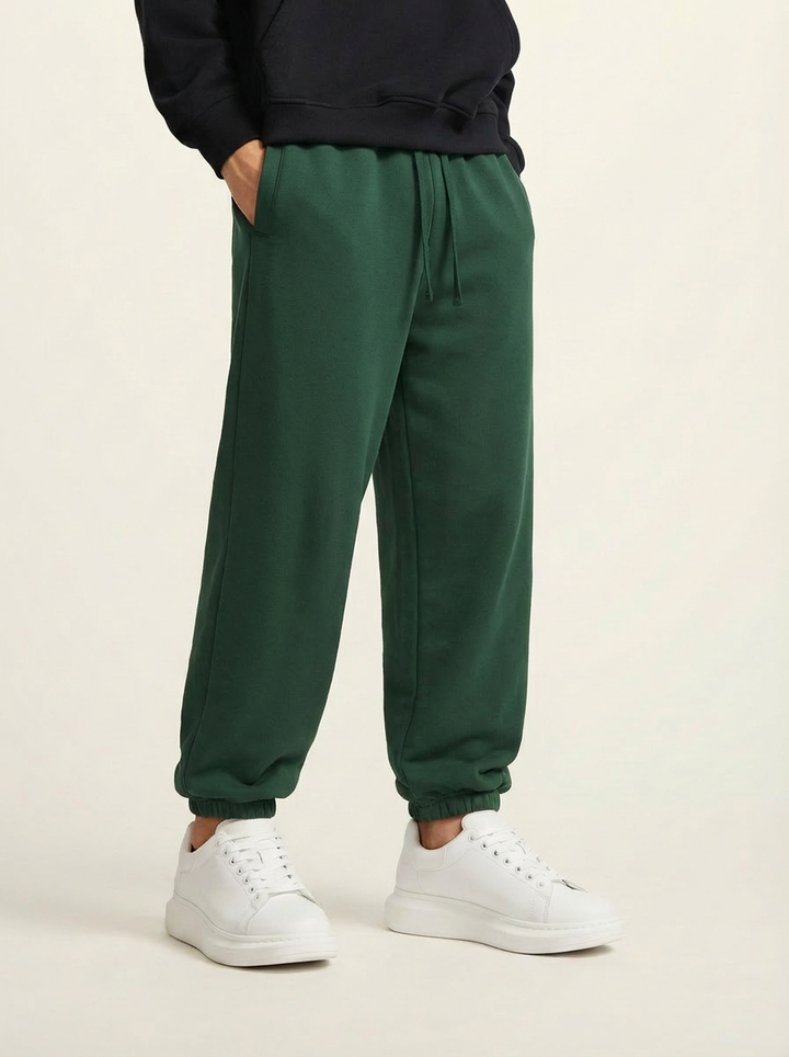 Apollo Heavyweight Cotton Green Sweatpants