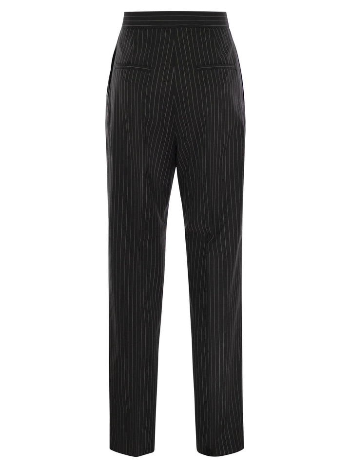 Maxmara Women Sesamo - Carrot Trousers In Wool Cloth