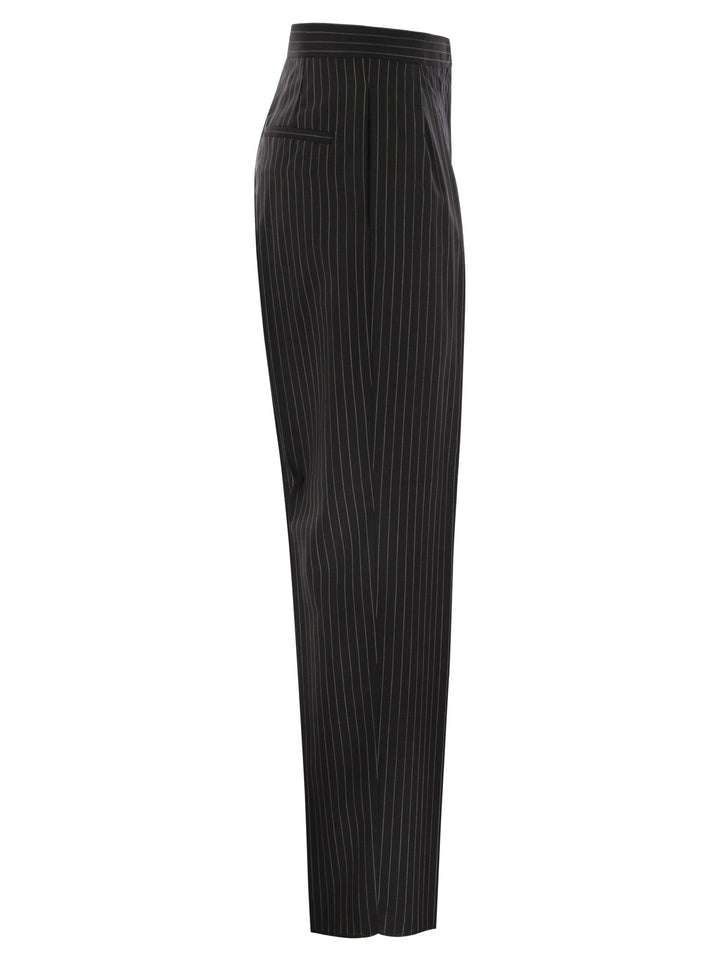 Maxmara Women Sesamo - Carrot Trousers In Wool Cloth