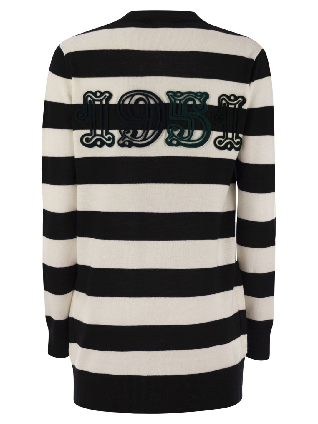 Max Mara Women Fiemme - Long Striped Wool Cardigan