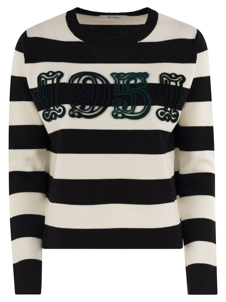 Maxmara Women Viterbo - Wool Sweater With Embroidery
