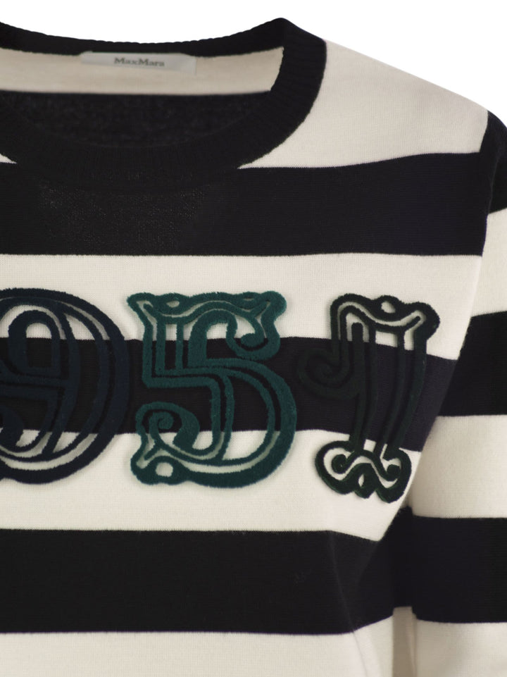 Maxmara Women Viterbo - Wool Sweater With Embroidery