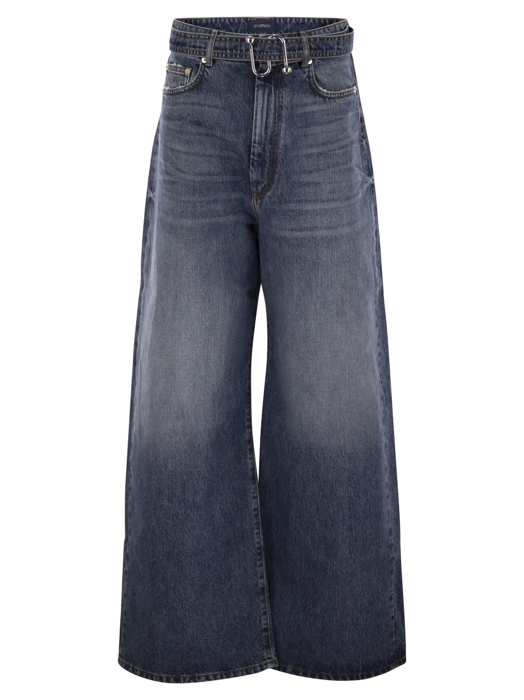 Sportmax Women Procida - Low-Waisted Oversize Denim Trousers
