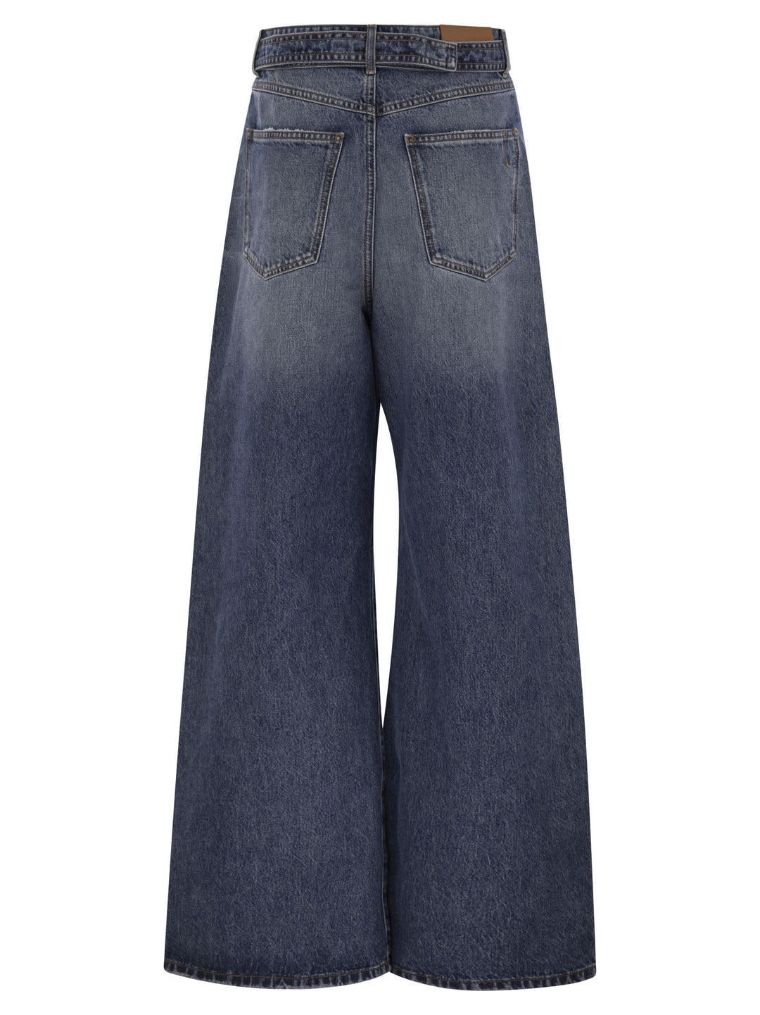 Sportmax Women Procida - Low-Waisted Oversize Denim Trousers
