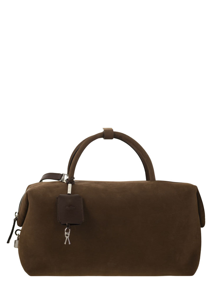 Maxmara Women Holdalllsuede - Large Nubuck Leather Satchel