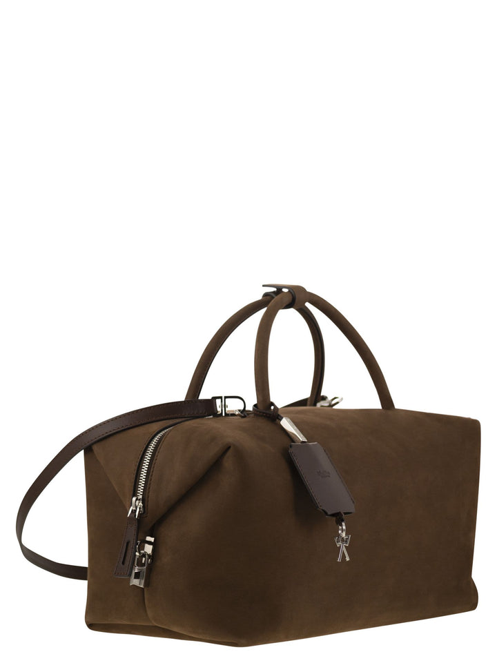 Maxmara Women Holdalllsuede - Large Nubuck Leather Satchel