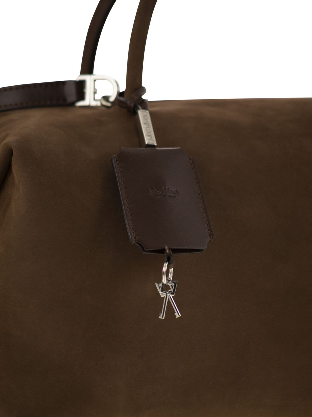 Maxmara Women Holdalllsuede - Large Nubuck Leather Satchel