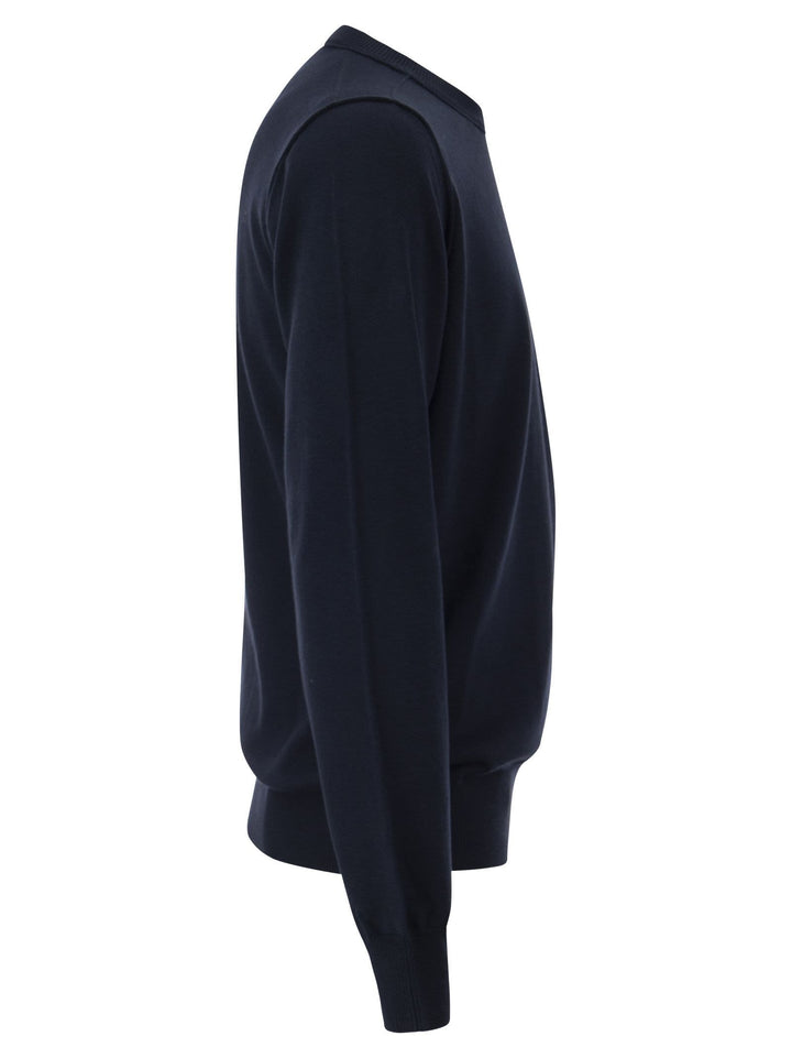 Stone Island Men Crew-Neck Cotton Jumper