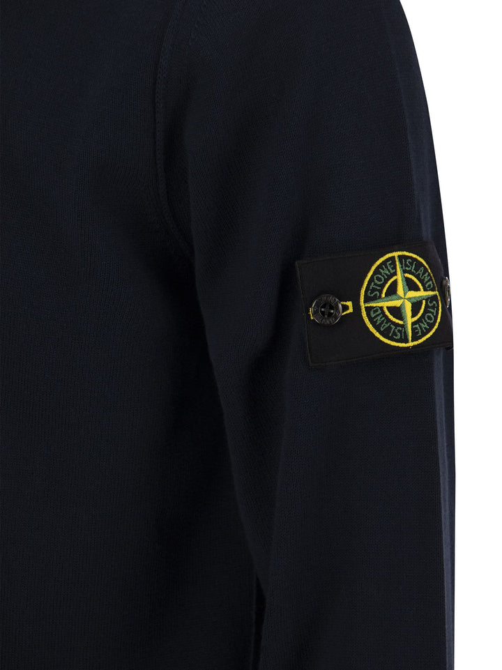 Stone Island Men Crew-Neck Cotton Jumper