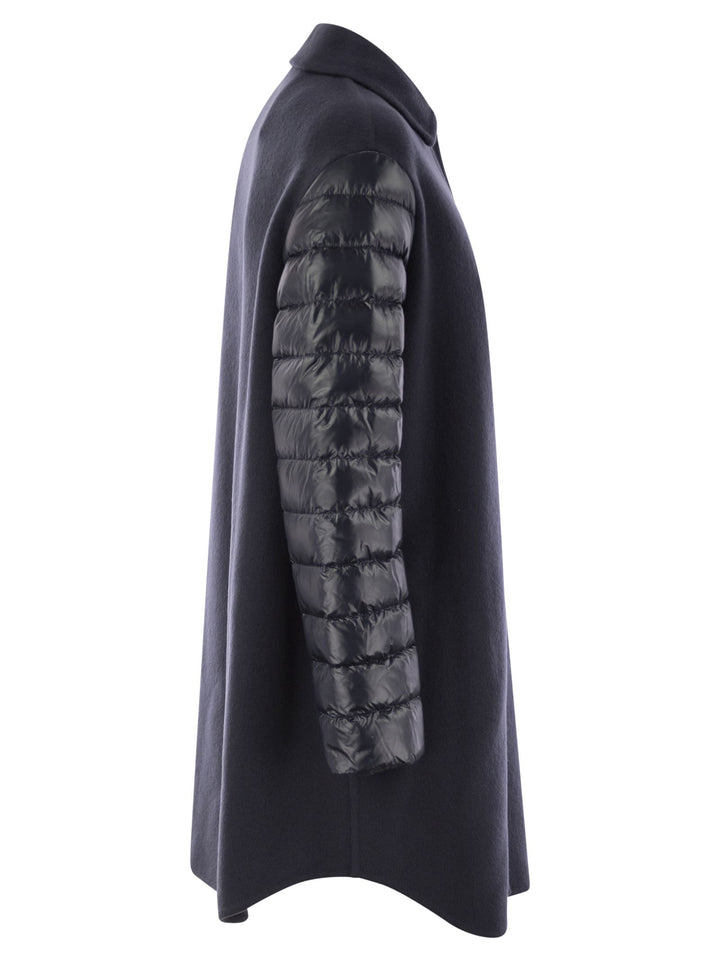 Herno Women Coat With Down Sleeves