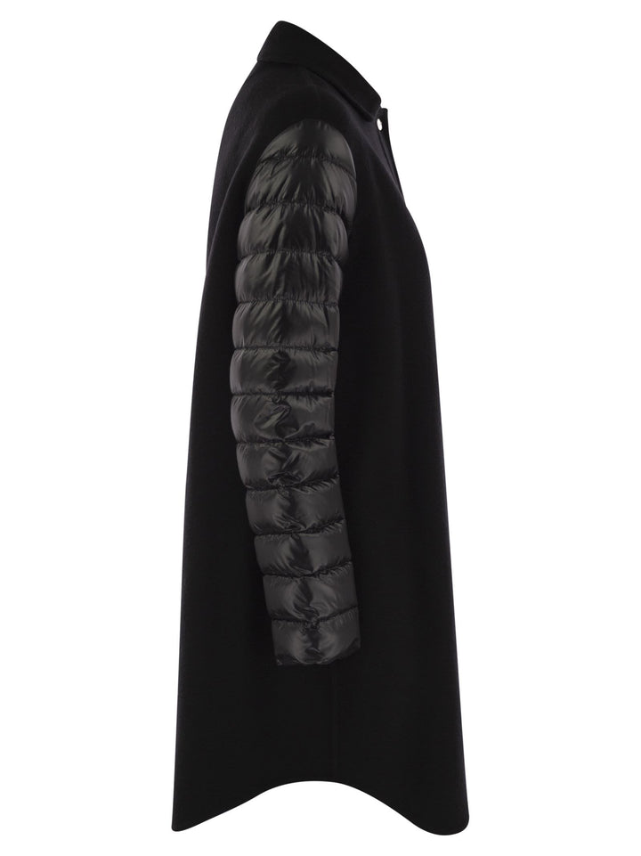 Herno Women Coat With Down Sleeves